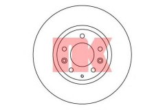 Диск тормозной 203268 для MAZDA 6 седан (GH) 2.0 MZR-CD 2007-2010, код двигателя RF7J, V см3 1998, КВт103, Л.с.140, Дизель, Nk 203268