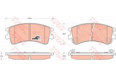 Колодки передние 6 (GG, GY) GDB3310 для MAZDA 6 Hatchback (GG) 2.0 2005-2007, код двигателя LFF7, V см3 1999, кВт 108, л.с. 147, бензин, TRW/Lucas GDB3310