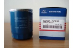 Фильтр масляный для MAZDA 3 (BL) 1.6 MZR 2008-2014, код двигателя Z6, V см3 1598, кВт 77, л.с. 105, бензин, Hyundai-KIA 2630002751