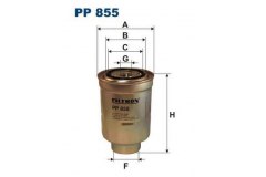 Фильтр топливный для MAZDA BT-50 Пикап (CD, UN) 2.5 MRZ-CD 4x4 2006-2015, код двигателя WLAA, V см3 2499, КВт105, Л.с.143, Дизель, Filtron PP855